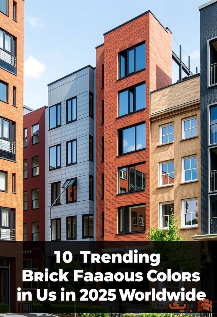 10 رنگ ترند آجر نما