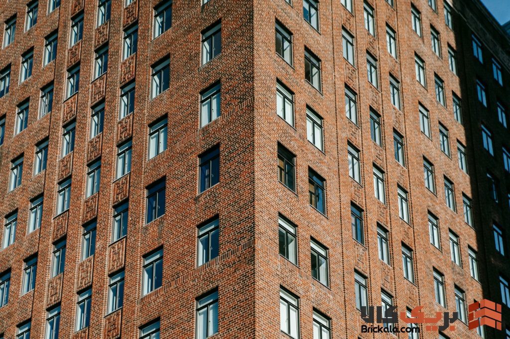 مزایای استفاده از نمای ساختمان با آجر و شیشه