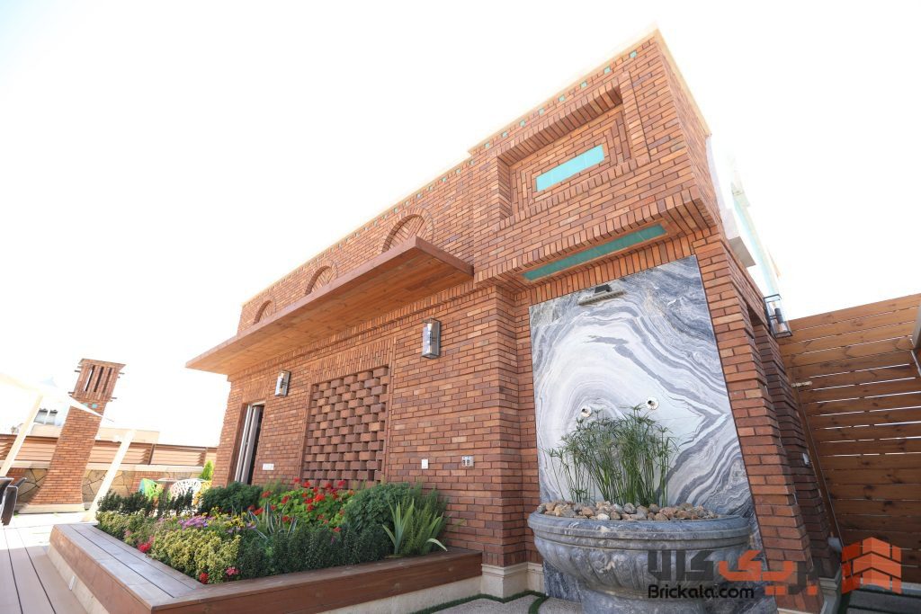 ارزانترین نمای ساختمان با آجر ساده