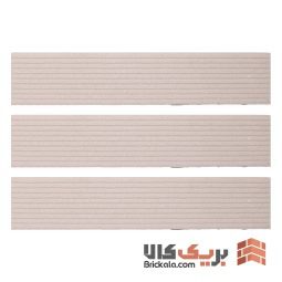 آجر نسوز آذرخش سفید طوسی تکسچر 10*50
