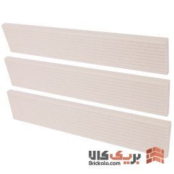 آجر نسوز آذرخش سفید تکسچر 10*50