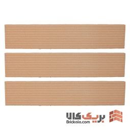 آجر نسوز آذرخش شاموتی تکسچر 10*50