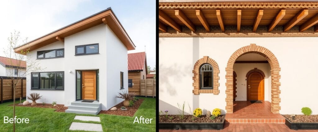 سبک‌های محبوب در نمای ساختمان ویلایی کوچک