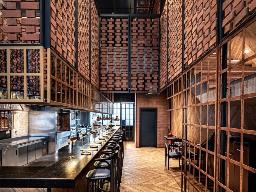 طراحی داخلی رستوران فوغون