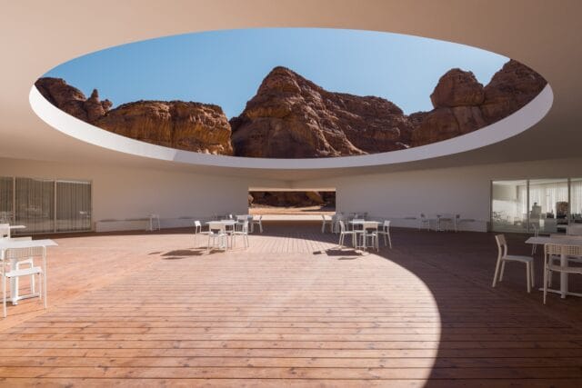 10مرکز گردشگری با ارزش معماری : سفری به زیبایی و تاریخ - desert x alula 2024 visitor centre kwtudio 5 مرکز بازدیدکنندگان دزرت ایکس العلا ۲۰۲۴