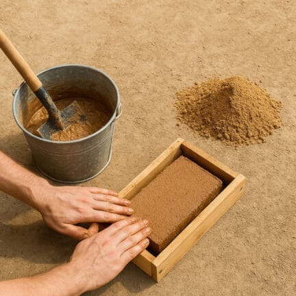 آموزش ساخت آجر در خانه | راهنمای کامل ساخت آجر دستساز با مصالح ساده - make brick آموزش ساخت آجر در خانه | راهنمای کامل ساخت آجر دستساز با مصالح ساده