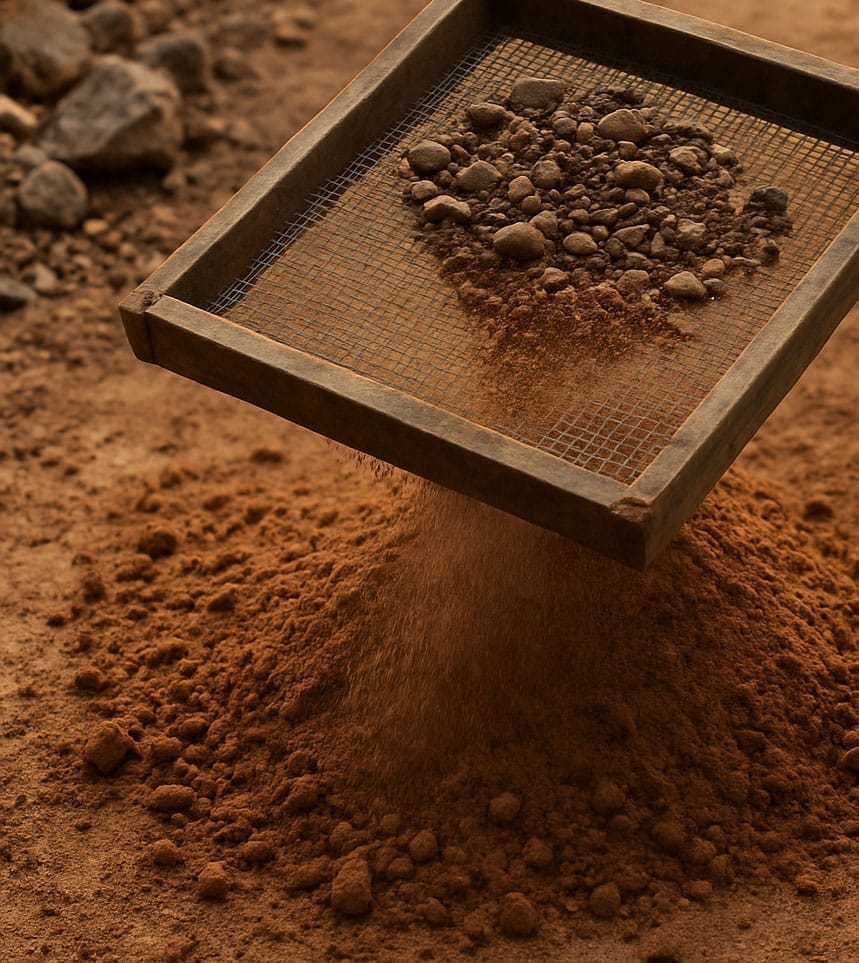 ساخت آجر در خانه - انتخاب و آماده‌سازی خاک