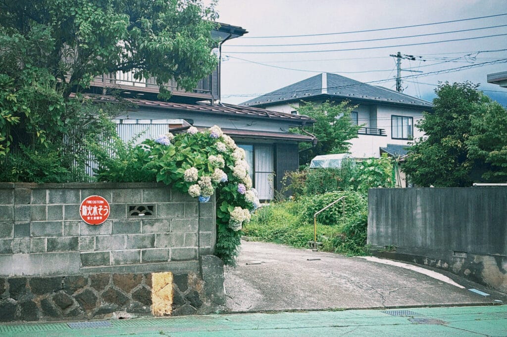 طراحی ورودی در نمای ساختمان حیاط‌دار