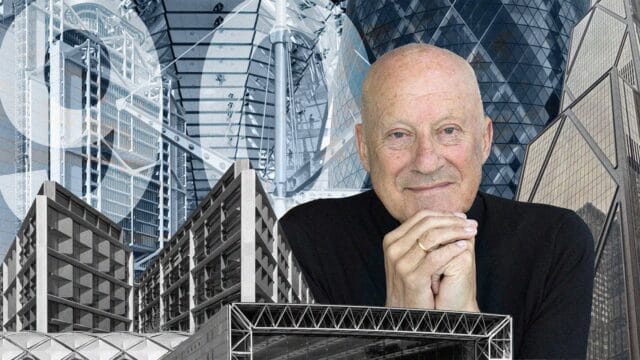 نورمن فاستر: معمار نوآور که پایداری را به قلب آسمانخراشها برد - norman foster 90 hero dezeen 1704 col 0 نورمن فاستر: معمار نوآور که پایداری را به قلب آسمانخراشها برد