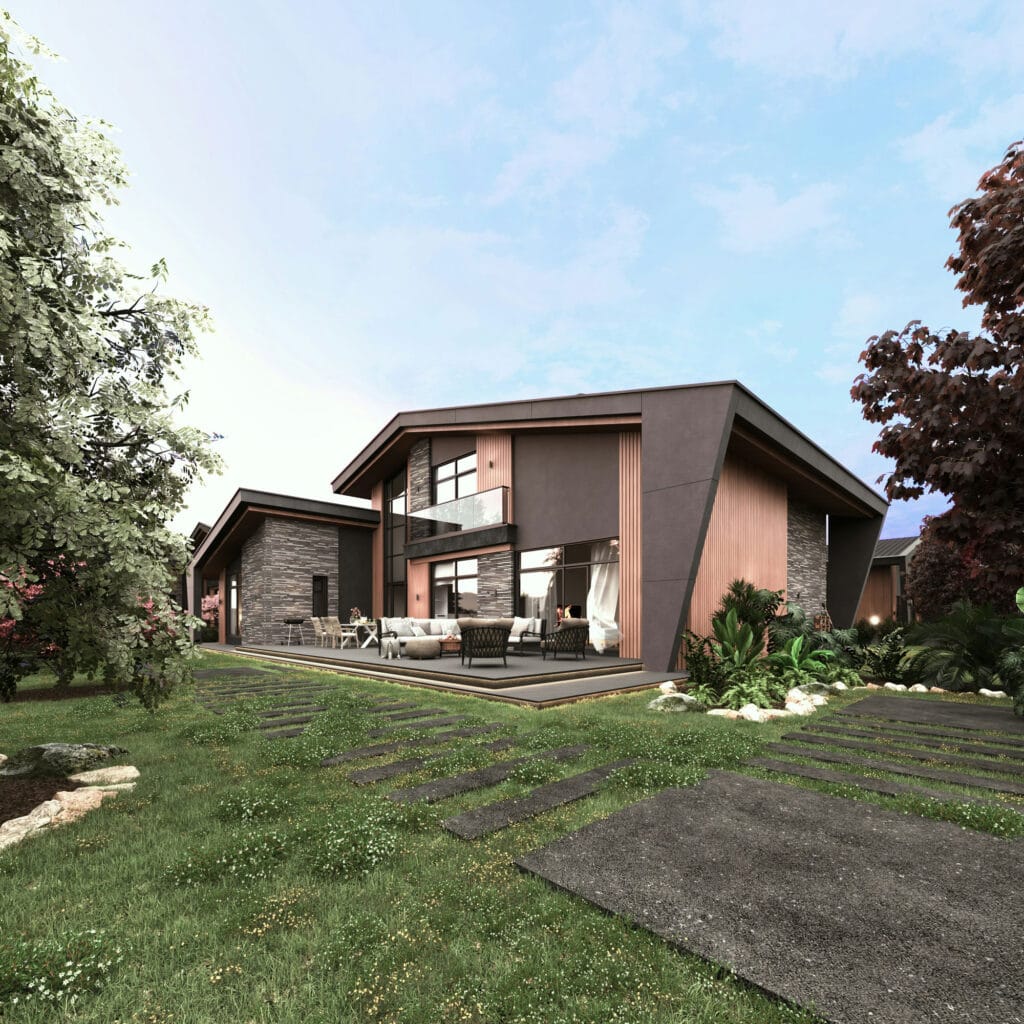 رازهای ماندگاری نمای ساختمان چوبی در اقلیم ایران - render tasarim v9cueMMawvY unsplash نکات کاربردی برای انتخاب بهترین متریال نما متناسب با اقلیم ایران