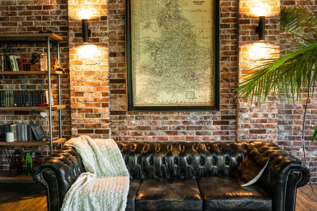 مبلمان در طراحی داخلی روستیک