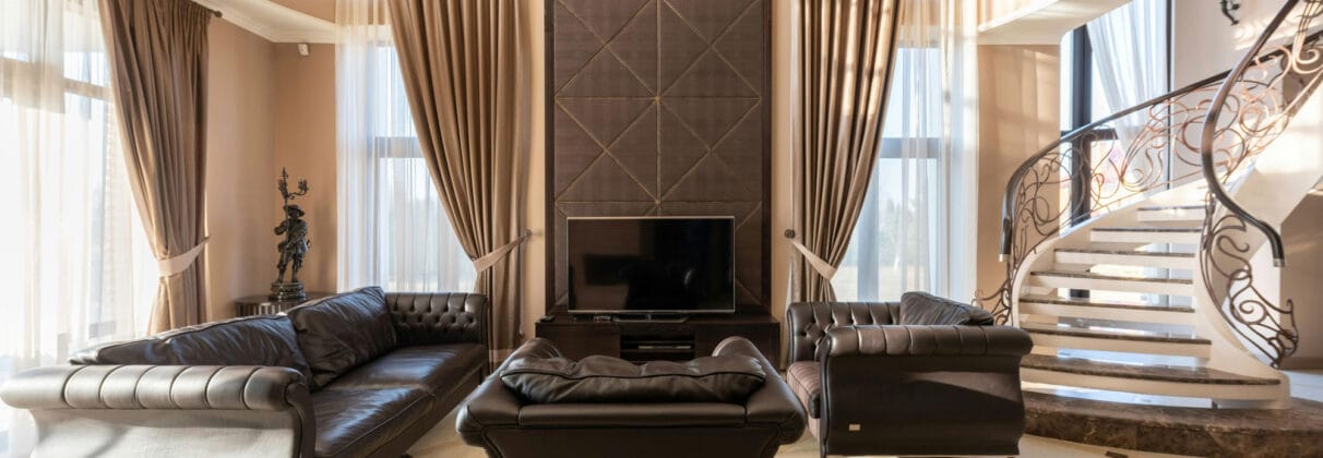 طراحی داخلی با چرم طبیعی؛ هنر ترکیب لوکس و دوام