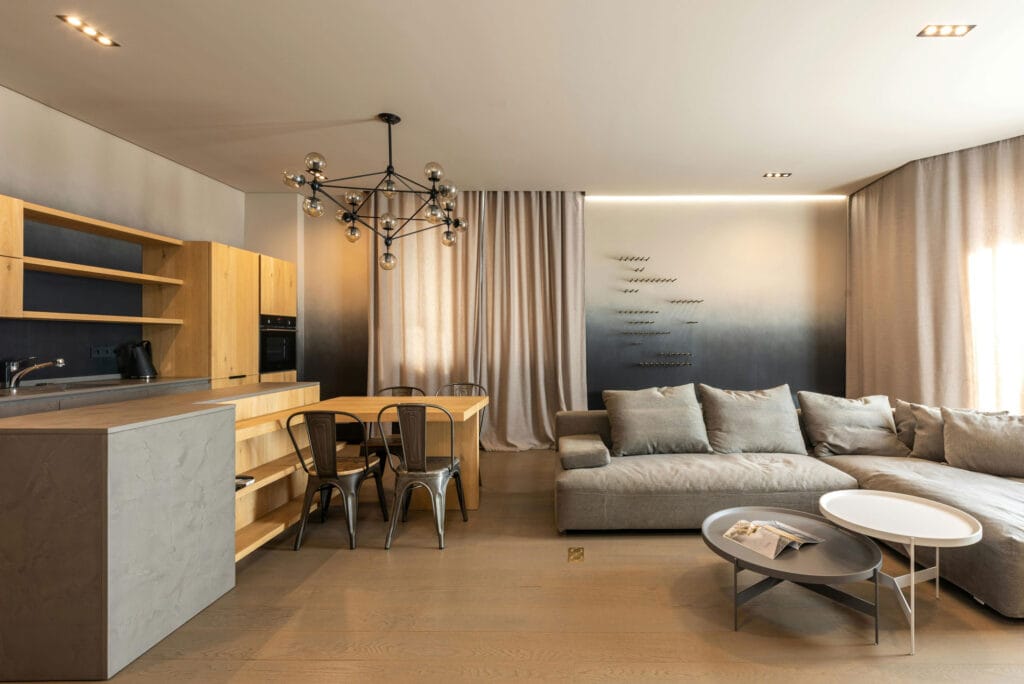 طراحی داخلی مینیمال لوکس؛ ترکیب هنرمندانه سادگی و ثروت! - pexels heyho 7195743 1 نورپردازی در طراحی داخلی مینیمال لوکس