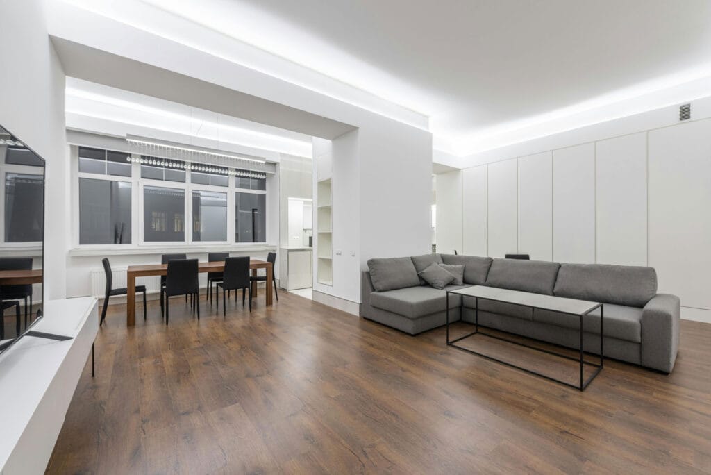 طراحی داخلی با کفپوش چوبی؛ راهنمای جامع و کاربردی - pexels heyho 7195896 ترندهای جدید در طراحی داخلی با کفپوش چوبی